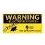 Small Electric Fence Warning Sign
